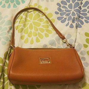 Dooney & Bourke Cognac Leather Mini Barrell Purse
